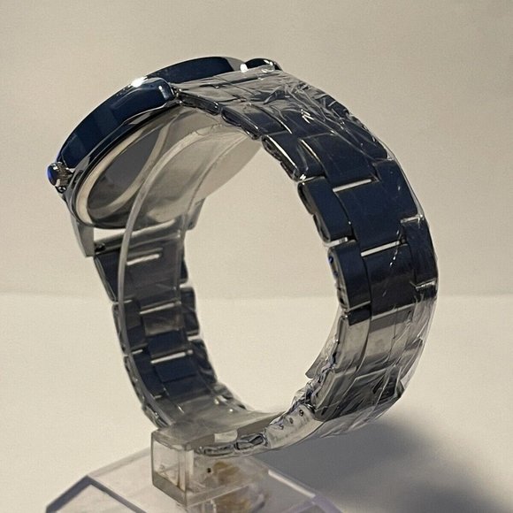 BALTIMORE RAVENS NFL Team Logo Men's Stainless-Steel Silver Analog Watch NEW - Picture 5 of 8